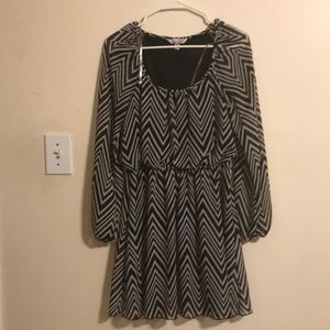 Chevron Patterned Dress